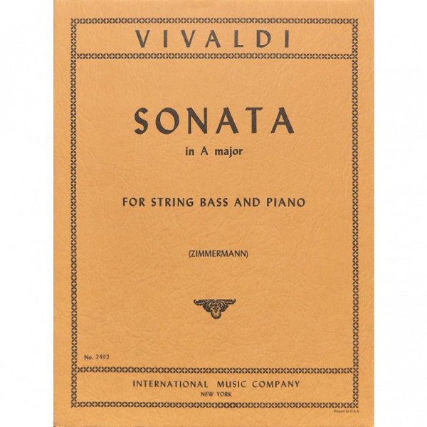 VIVALDI A. - SONATA LA M OP.2/2 - RV.31