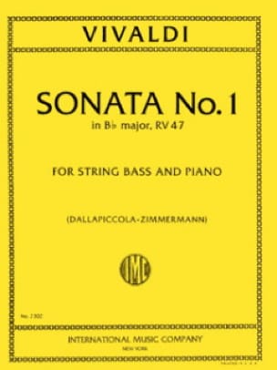 VIVALDI A. - SONATA Nº1 SIb M F.XIV/1(ORIGINAL CELLO) - RV.47