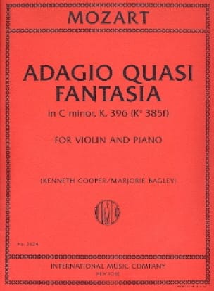 MOZART W.A. - ADAGIO QUASI FANTASIA - KV. 396 (K385f)
