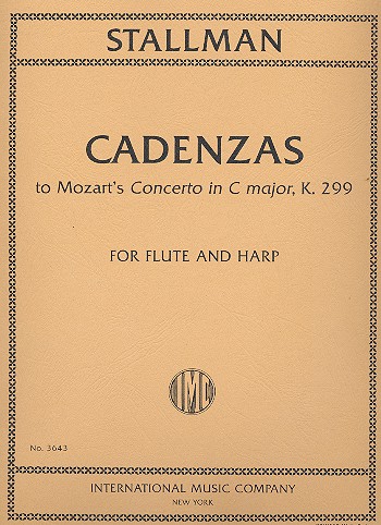 STALLMAN. - CADENCIAS DEL CONCIERTO DE MOZART DO M K.299(FL/ARPA)