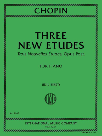CHOPIN F. - NUEVOS ESTUDIOS (3) (NOVELLESY OPUS POSTUMO)