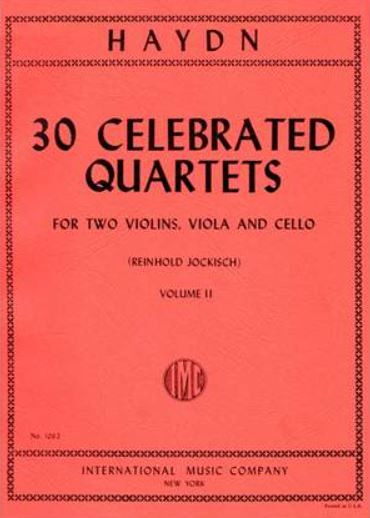 HAYDN J. - CUARTETOS V.2 (30) (PT)    2V/VA/VC -