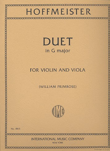 HOFFMEISTER F. - DUO SOL M -