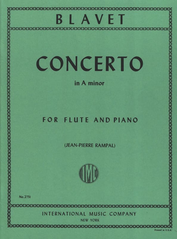 BLAVET M. - CONCIERTO LA m -
