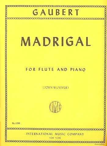 GAUBERT P. - MADRIGAL -