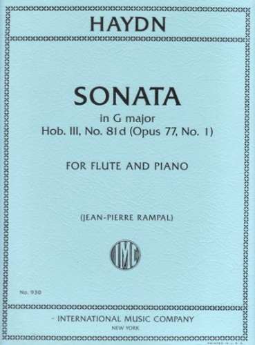 HAYDN J. - SONATA SOL M -