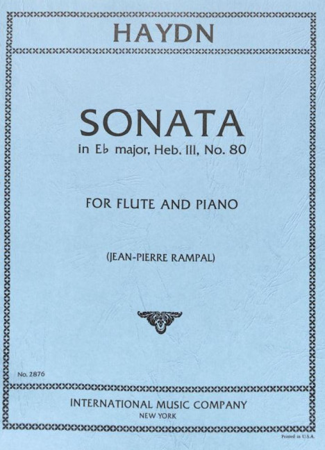 HAYDN J. - SONATA MIb M - HOB.III/80
