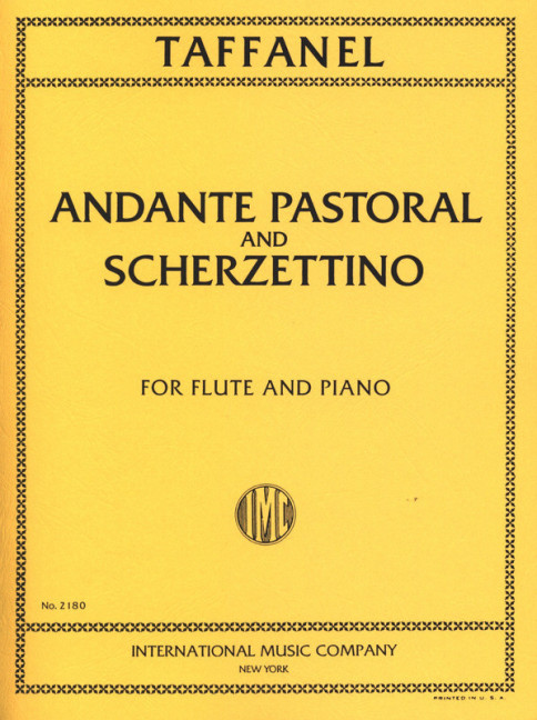 TAFFANEL P. - ANDANTE PASTORAL Y SCHERZETTINO -