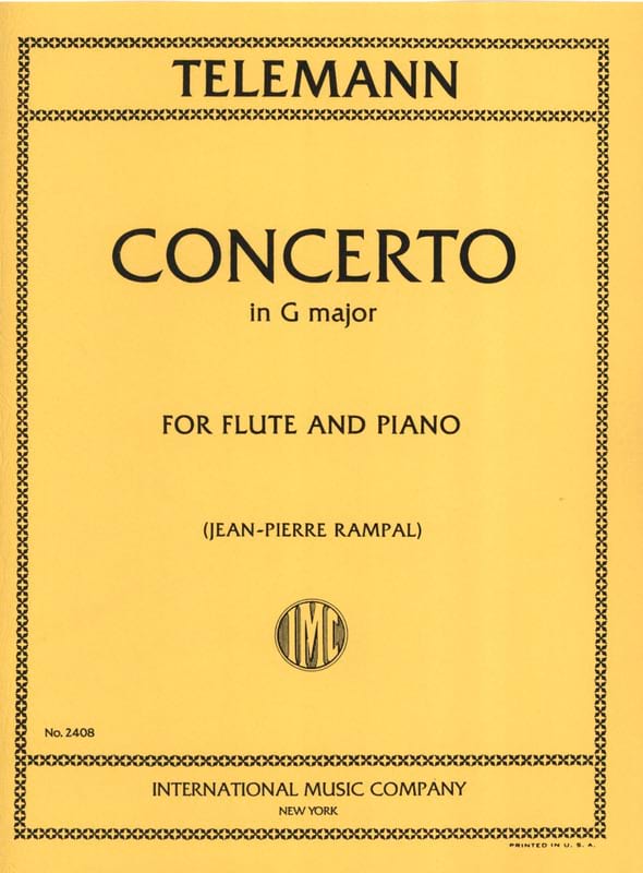 TELEMANN G.P. - CONCIERTO SOL M -