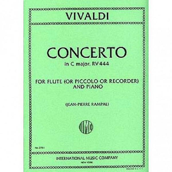 VIVALDI A. - CONCIERTO DO M F.VI/5 (PICCOLO) - RV.444