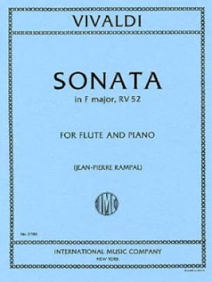 VIVALDI A. - SONATA FA M F.XV/4 - RV.52 - FLAUTA Y PIANO -