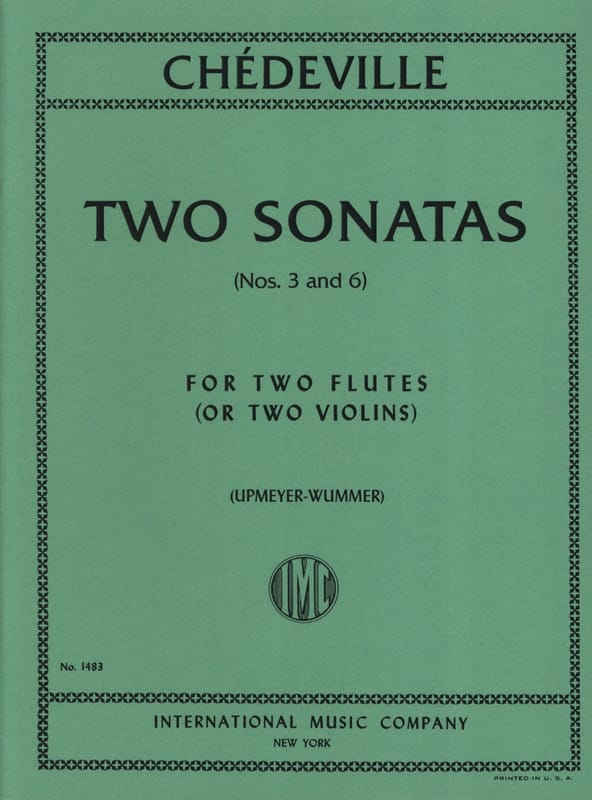 CHEDEVILLE N. - SONATAS PASTORALES (2) - OP.8 Nº3/6