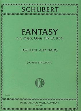 SCHUBERT F. - FANTASIA DO M (D.934) - OP.159