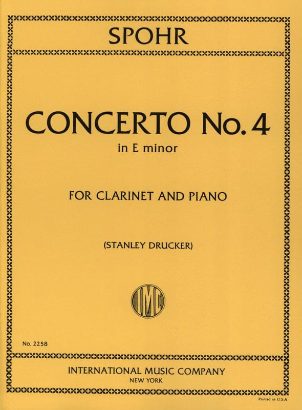 SPOHR L. - CONCIERTO Nº4 MI m -