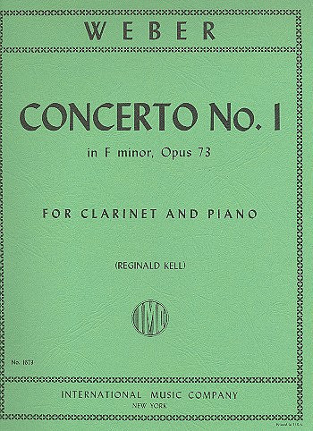 WEBER C.M. - CONCIERTO Nº1 FA m - OP.73