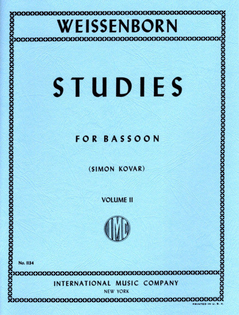 WEISSENBORN J. - ESTUDIOS V.2 - OP.8