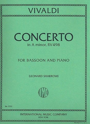 VIVALDI A. - CONCIERTO NOTTE LA m F.VIII/2 - RV.498