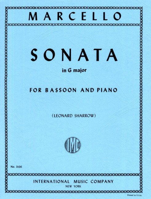 MARCELLO B. - SONATA SOL M -