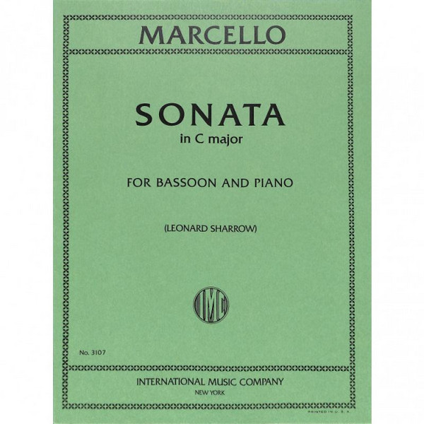 MARCELLO B. - SONATA DO M - FAGOT Y PIANO -