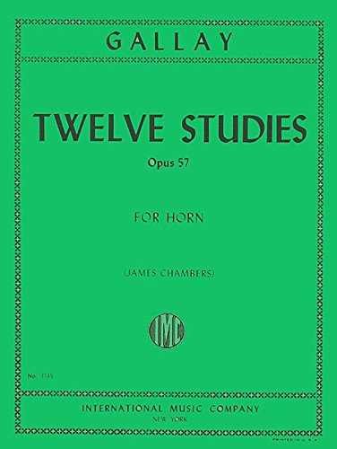GALLAY J.F. - ESTUDIOS (12)  2ªTR - OP.57