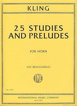 KLING H. - ESTUDIOS Y PRELUDIOS (25) -