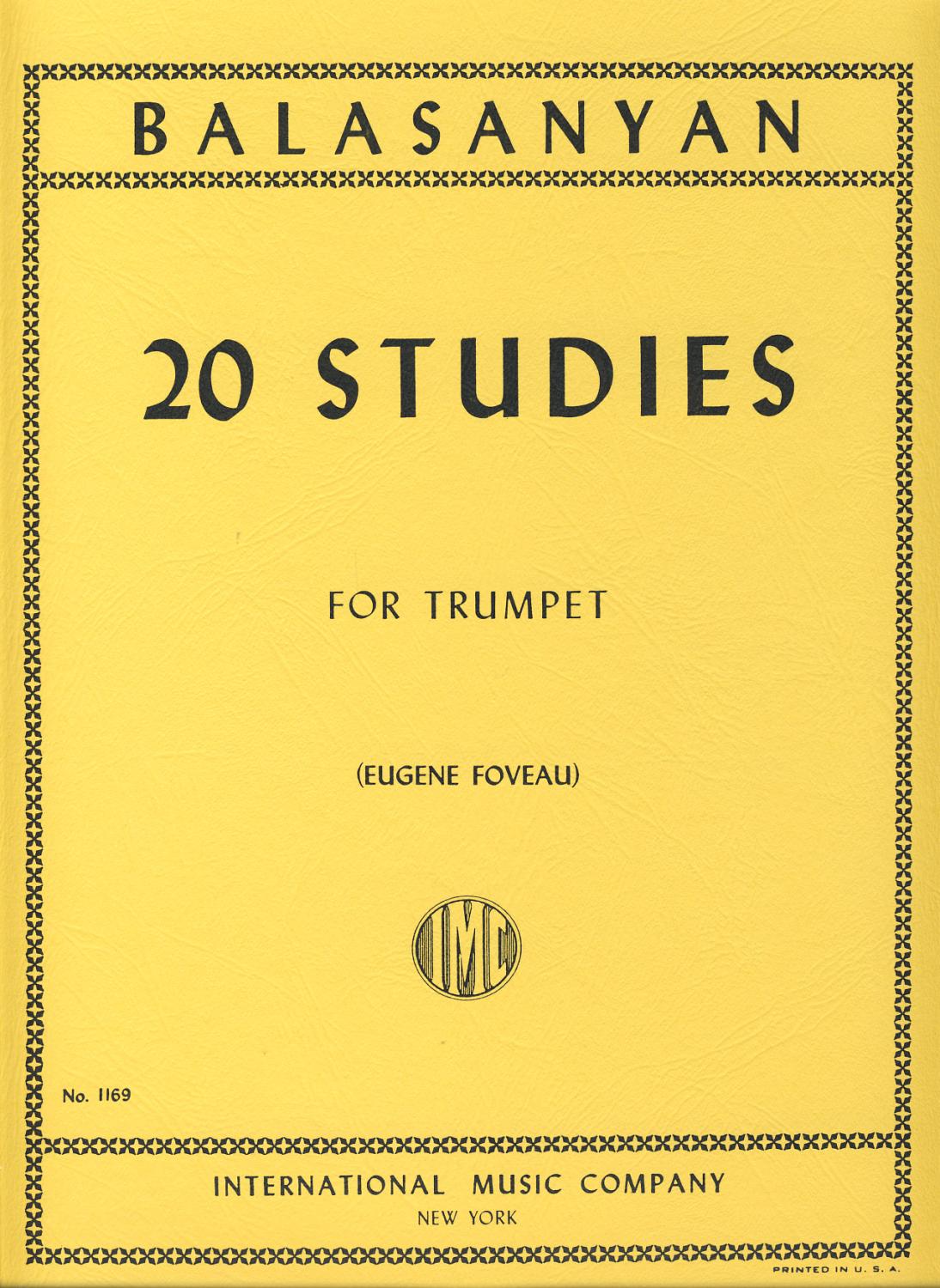 BALASANYAN S. - ESTUDIOS TROMPETA (20) -