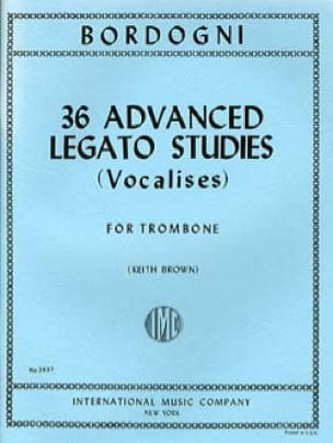 BORDOGNI M. - ESTUDIOS DE LEGATO (36) (VOCALISES) -