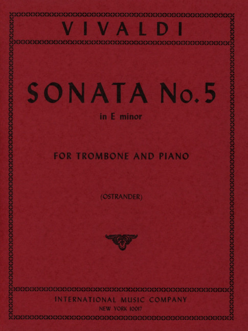 VIVALDI A. - SONATA Nº5 MI m - RV.40