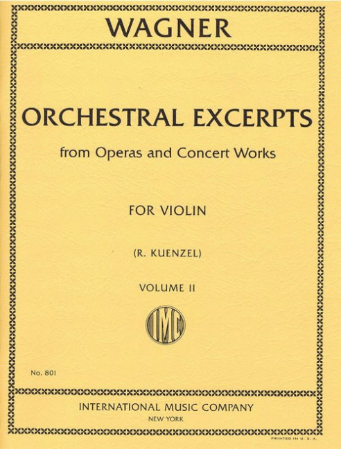 WAGNER R. - REPERTORIO ORQUESTAL V.2 VIOLIN