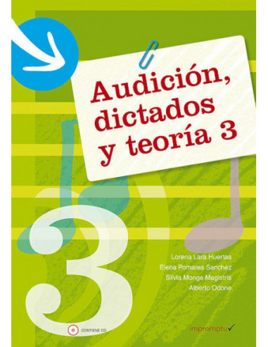 LARA/POMARES/MONGE. - AUDICION DICTADOS Y TEORIA V.3º +AUDIO ONLINE