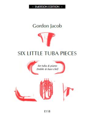 JACOB G. - PEQUEÑAS PIEZAS(6)TREBLE & BASS CLEF - TUBA Y PIANO -