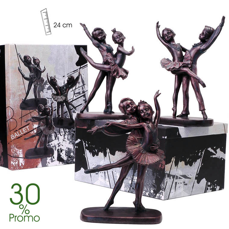 REGALO - CAJA DE REGALO PAREJA BALLET (24CM)
