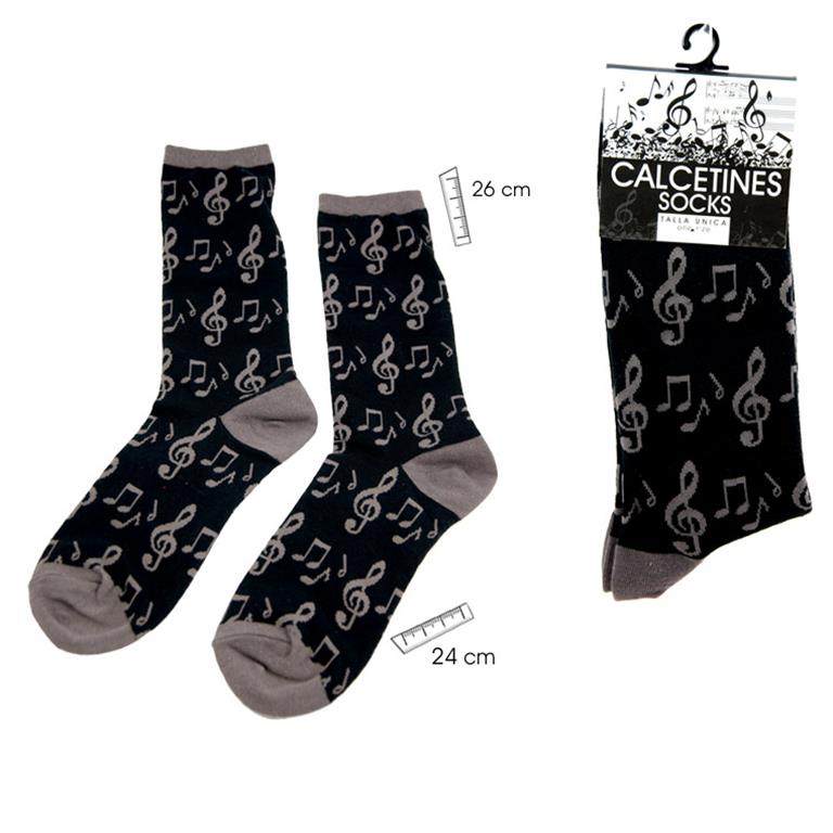 REGALO - CALCETIN MUSICAL NEGRO *DESCATALOGADO