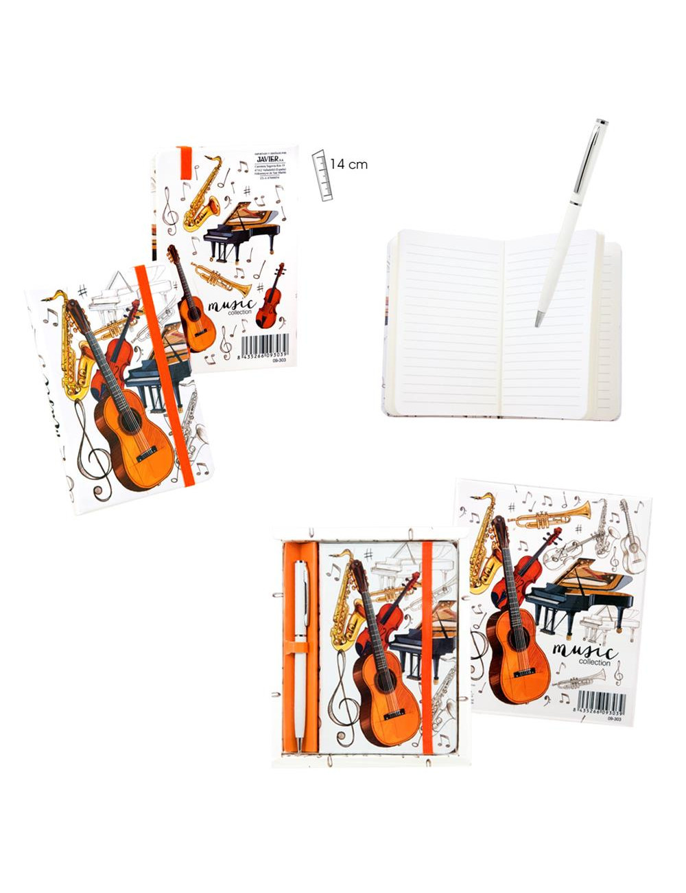REGALO - AGENDA INSTRUMENTOS MUSICALES +BOLI
