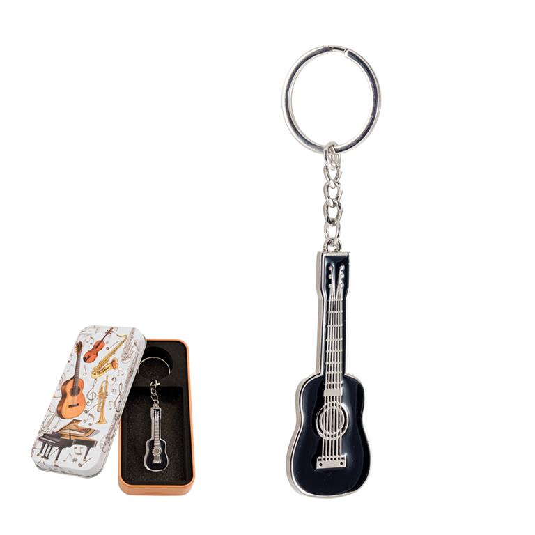 REGALO - LLAVERO GUITARRA ESPAÑOLA NEGRO (LATA)
