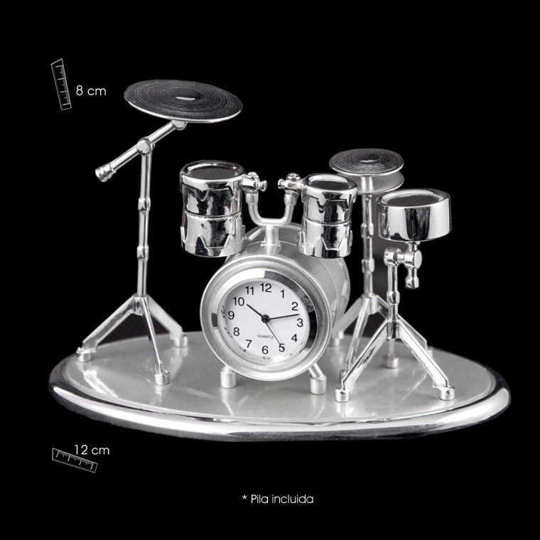 REGALO - MINIATURA BATERIA CON RELOJ