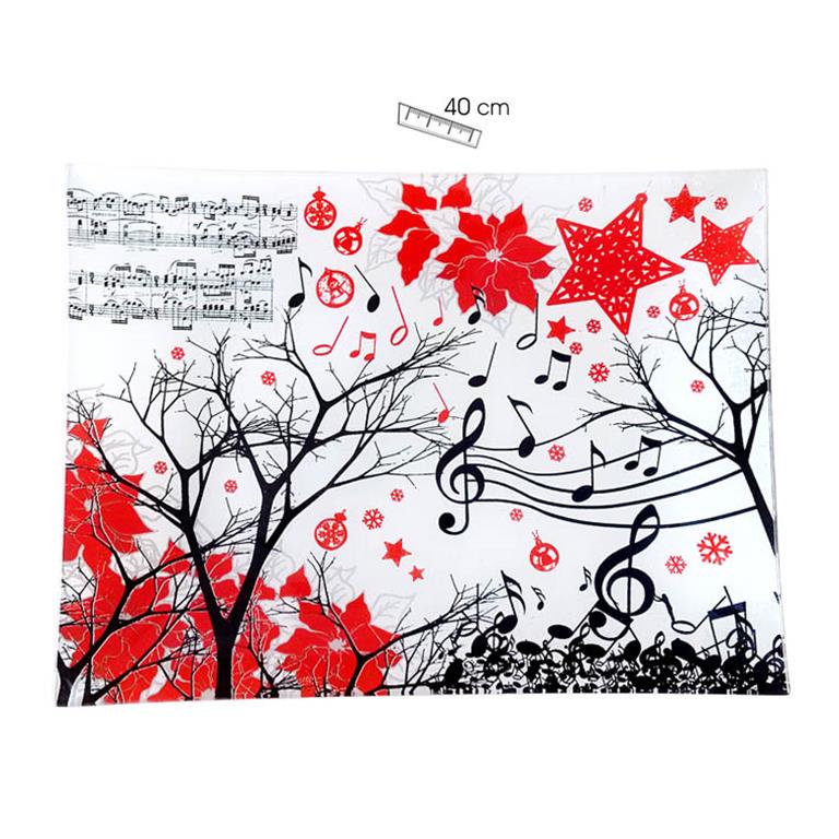 REGALO - BANDEJA 40 X 30 RAMAS Y NOTAS MUSICALES