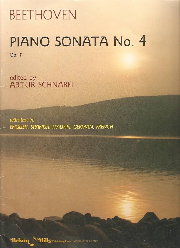 BEETHOVEN L.V. - SONATA Nº 4 MIb M OP.7 (P)