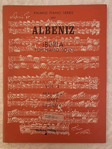 ALBENIZ I.- IBERIA V.4 (MALAGA ,JEREZ, ERITANA)
