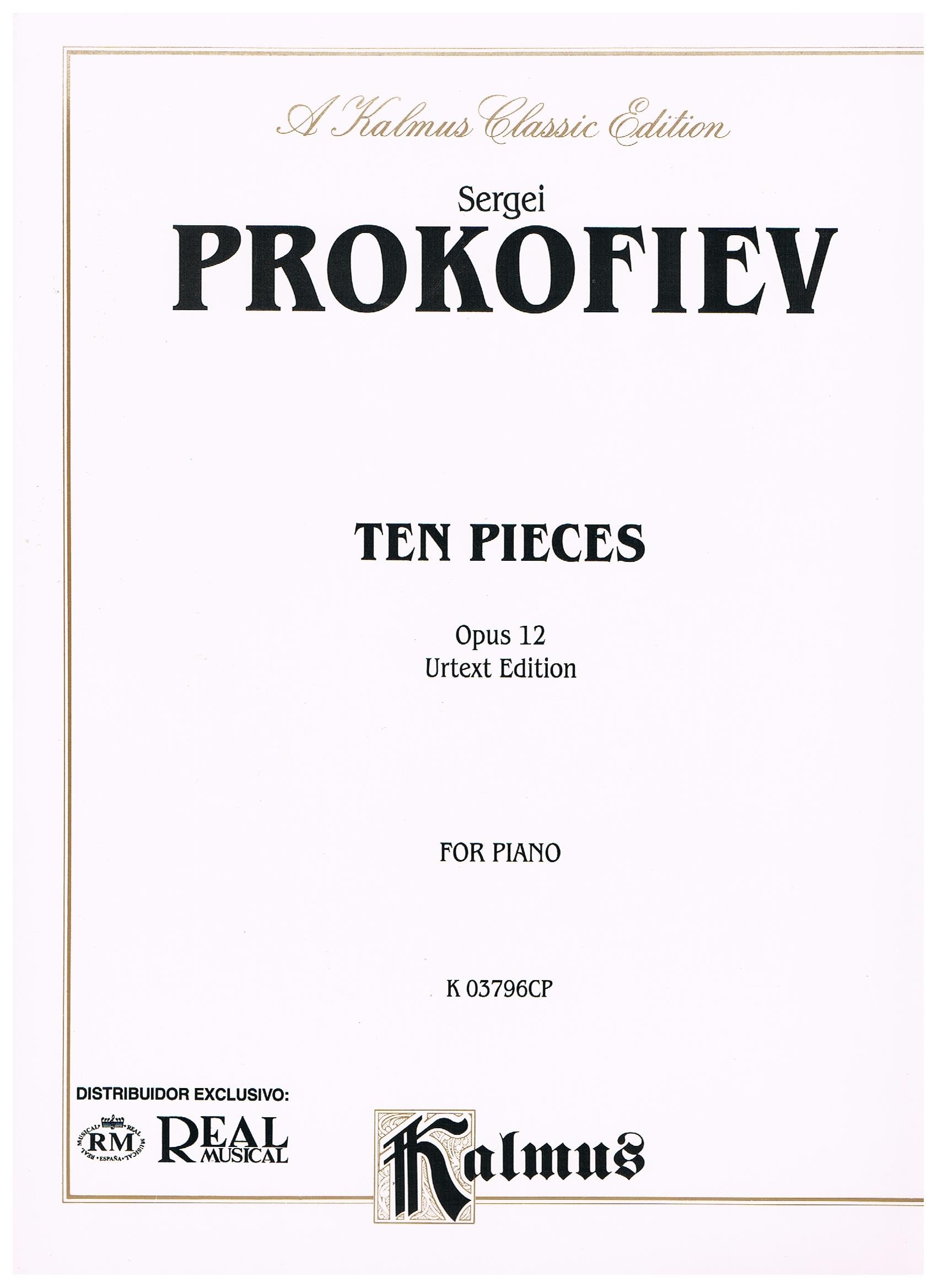 PROKOFIEFF S. - PIEZAS (10) URTEXT - OP.12