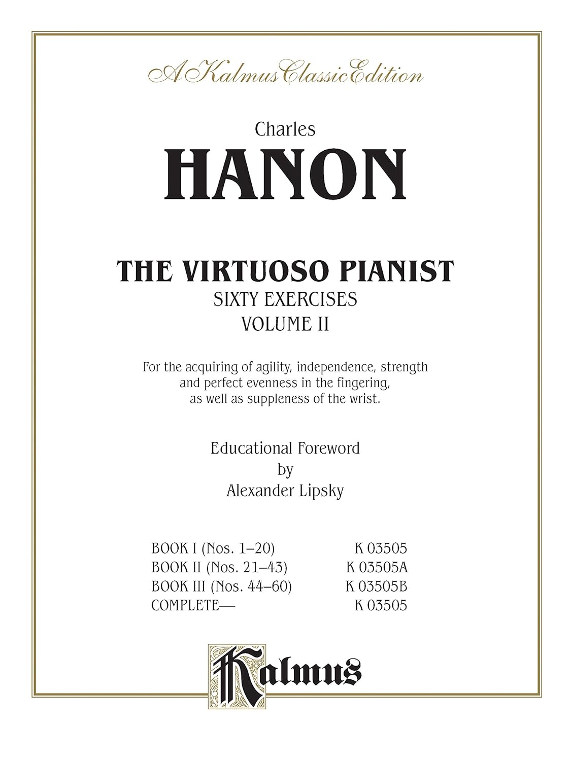 HANON .- The Virtuoso Pianist, BOOK 2