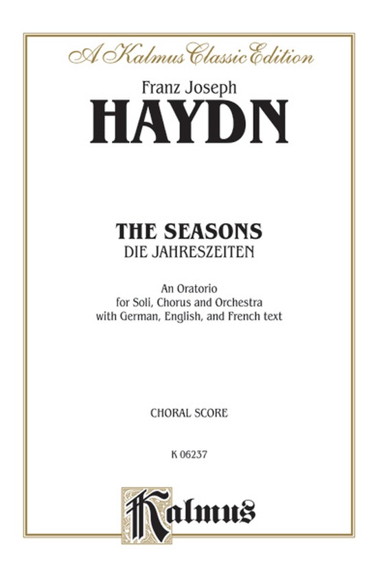 HAYDN J. - LAS ESTACIONES -