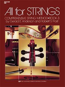 ANDERSON - ALL FOR STRINGS V.3 - CONTRABAJO