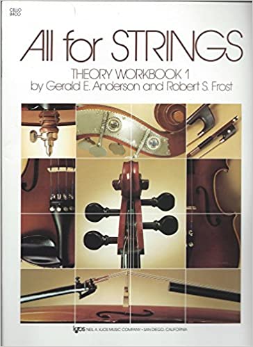 ANDERSON - ALL FOR STRINGS THEORY WORKBOOK V.1 CELLO