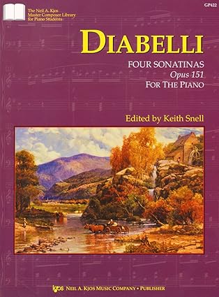 DIABELLI A. - SONATINAS (4) OP.151 PIANO