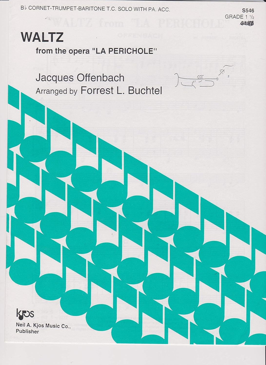 J.OFFENBACH.-Waltz from opera La Perichole (TP/P)