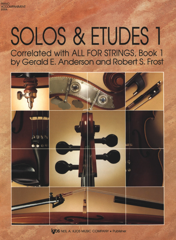ANDERSON/FROST - SOLOS & STUDES 1 PIANO ACC.