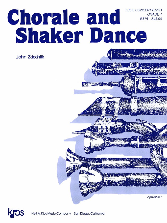 ZDECHNLIK J. - CHORALE AND SHAKER DANCE II GRADO 4-BANDA