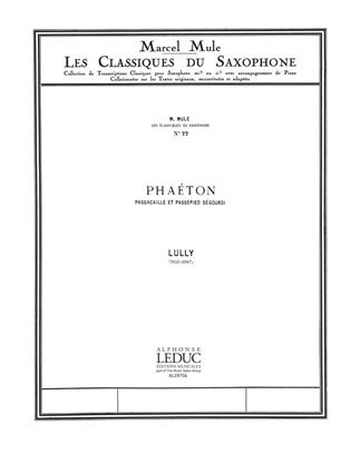 LULLY J.B. - PHAETON PASACALLE Y PASAPIE DEGOURDI