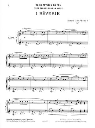 GRANDJANY M. - PIEZAS MUY FACILES (3) OP.7
